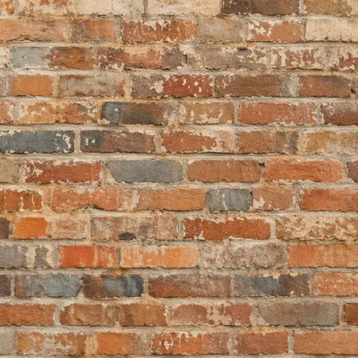 Weathered Red Urban Brick Wall Texture