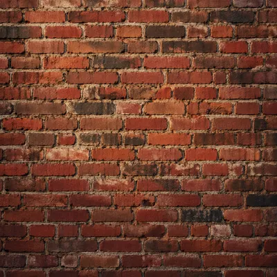 Weathered Red Brick Wall Texture Background