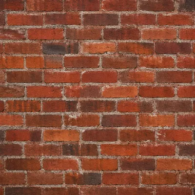 Aged Red Brick Wall Background