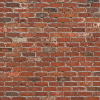 Weathered Red Brick Wall Texture Background