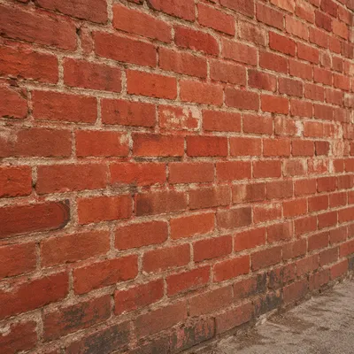 Aged Red Brick Urban Wall Texture