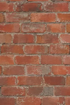 Aged Red Brick Wall Texture