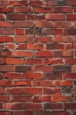 Weathered Red Brick Wall Background