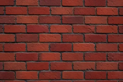 Clean Red Brick Wall Background Texture