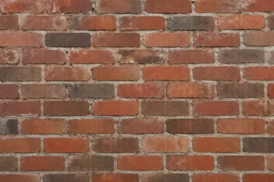 Weathered Red Brick Wall Background