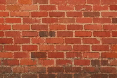 Aged Red Brick Wall Texture Background