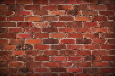 Aged Red Brick Urban Wall Background