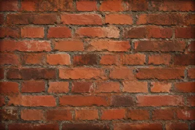 Aged Red Brick Urban Wall Texture