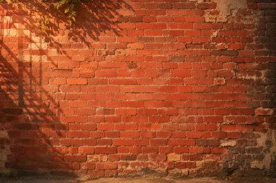 Weathered Red Brick Urban Background