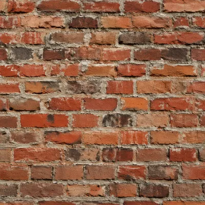 Aged Red Brick Wall Texture