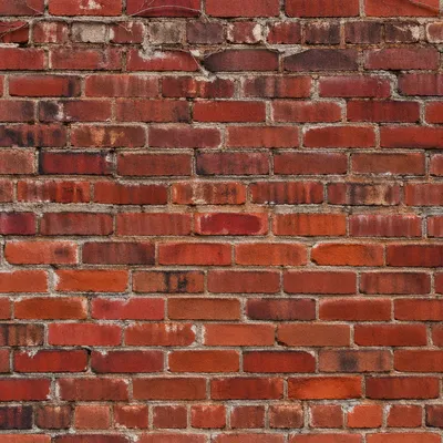 Weathered Red Brick Wall Urban Texture