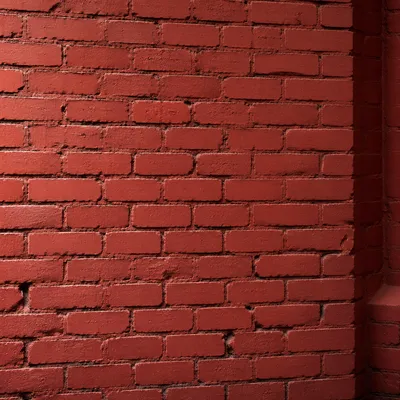 Red Urban Brick Wall Texture Background