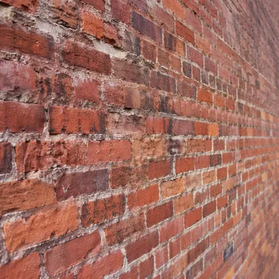 Aged Red Brick Urban Wall Texture
