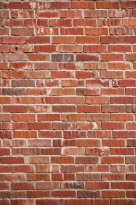 Aged Red Brick Wall Texture