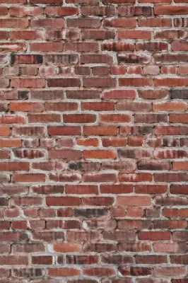 Weathered Red Brick Urban Background
