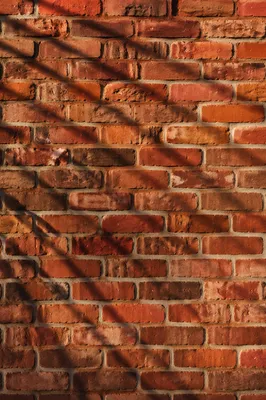 Warm Red Brick Wall Texture Background