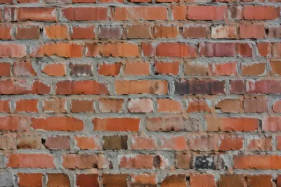 Aged Red Urban Brick Wall Texture