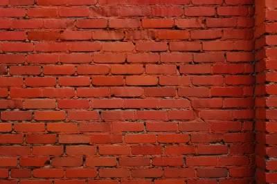 Red Urban Brick Wall Texture Background