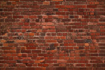 Aged Red Brick Urban Wall Background