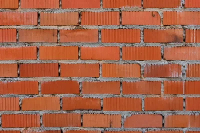 Photorealistic Red Brick Wall Texture Background