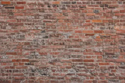 Weathered Red Brick Wall Background