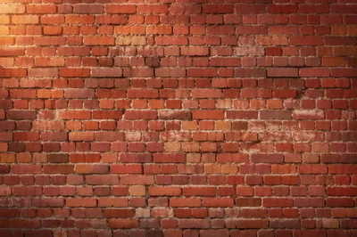 Aged Red Brick Wall Urban Background