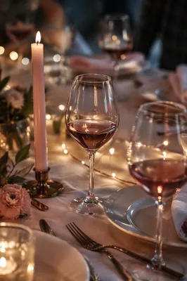 Warm Candlelit Table for Intimate Gathering