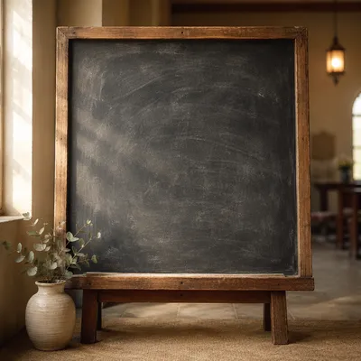 Chalkboard Church Announcement Background Texture