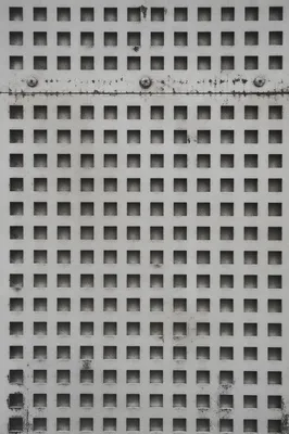 Weathered Gray Industrial Ventilation Wall Texture