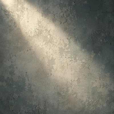 Dramatic Light Beam on Aged Concrete Wall