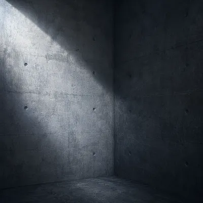 Dramatic Light Beam on Concrete Corner