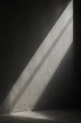 Dramatic Light Beam on Concrete Wall