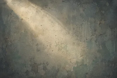 Dramatic Light Beam on Aged Concrete Wall