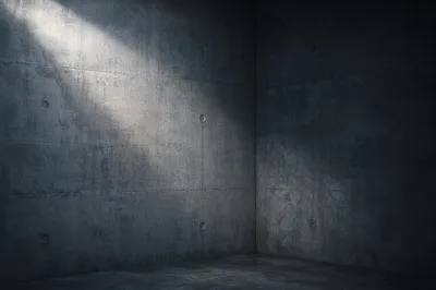 Dramatic Light Beam on Concrete Wall