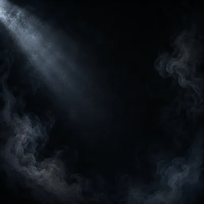 Dark Moody Smoke Background with Copy Space