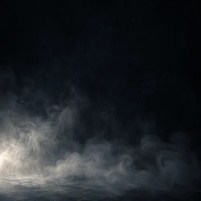 Dark Moody Smoke Background with Negative Space