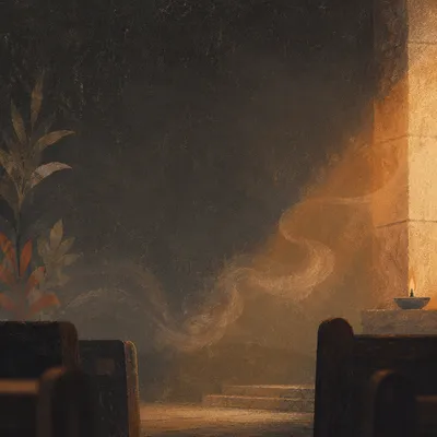 Dark Sanctuary Smoke in Candlelight