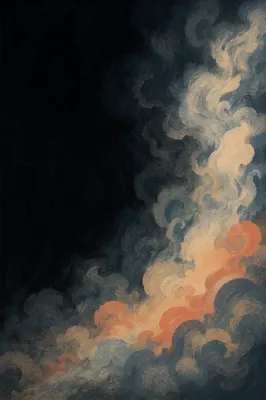 Dramatic Dark Smoke Background