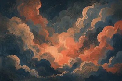 Dark Moody Smoke Cloud Background