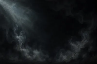 Dark Moody Smoke Background with Side Light
