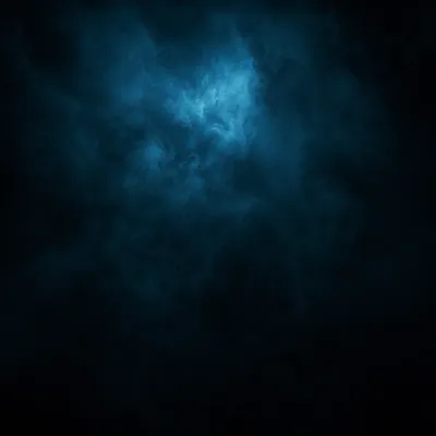 Dark Teal Smoke Abstract Background
