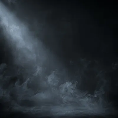 Dark Moody Smoke Background with Side Light