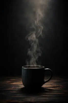 Dark Moody Steam Mug Background