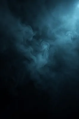 Dark Teal Smoke with Cinematic Atmosphere