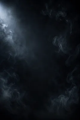 Dark Moody Smoke Background with Dramatic Light