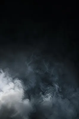 Dark Moody Smoke Background with Negative Space