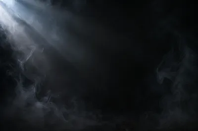 Dark Moody Smoke Background with Dramatic Light