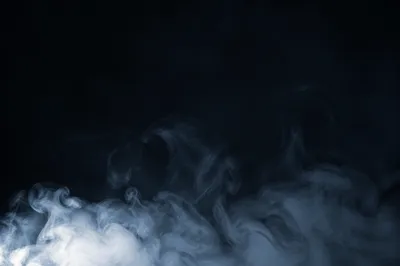 Dark Moody Smoke Background with Negative Space