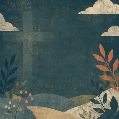 Dark Textured Background with Subtle Cross