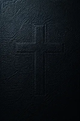 Subtle Cross on Dark Textured Background